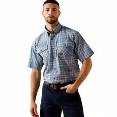 Ariat Mens Rebar Made Tough Durastretch Short Sleeve Work Shirt (Dark Denim) Ariat Mens Rebar Made Tough Durastretch Short Sleeve Work Shirt (Dark Denim)