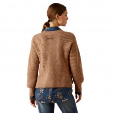 *OUTLET* Ariat Women's Blaydon Sweater (Woodsmoke Heather) *OUTLET* Ariat Women's Blaydon Sweater (Woodsmoke Heather)