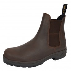 Mark Todd Adults Waterproof Kiwi Short Work Boots (Brown)