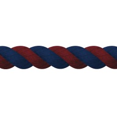 JHL Super Cotton Lead Rope (Navy/Burgundy)
