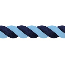 JHL Cotton Lead Rope (Navy/Light Blue)