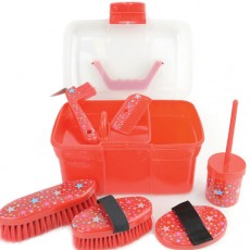 Lincoln Star Pattern Grooming Kit (Red)
