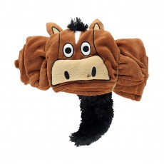 LazyOne Hooded Critter Fleece Blanket Horse (Brown)