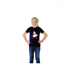 Little Rider Unicorn Magic Tshirt (Navy/Pretty Pink)