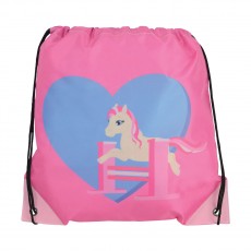 Little Rider Little Show Pony Drawstring Bag  (Cameo Pink)