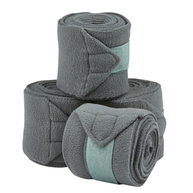 Saxon Coordinate Fleece Bandages 4 Pack (Grey)