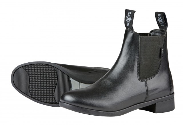 Saxon Syntovia Jodhpur Boots (Black)