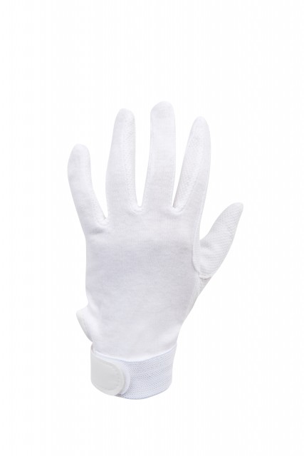 Dublin Adult's Track Riding Gloves (White)