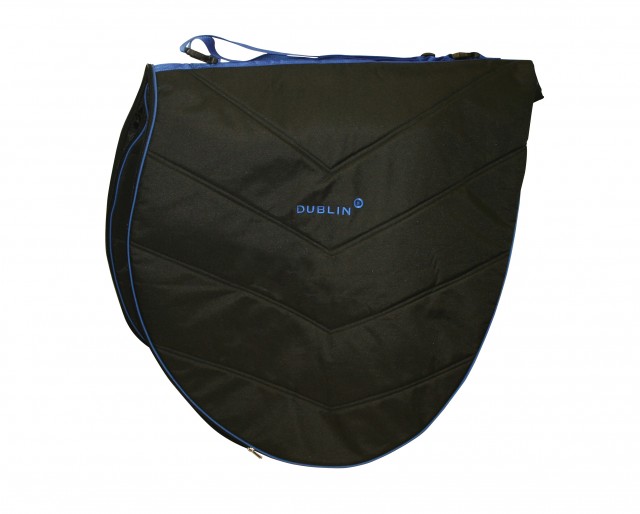 Dublin Imperial Saddle Bag (Black/Blue)