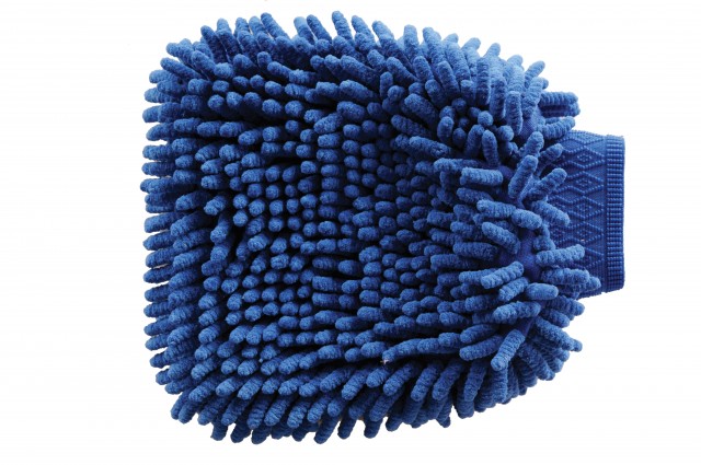 Roma Microfibre Wash Mitt (Blue)