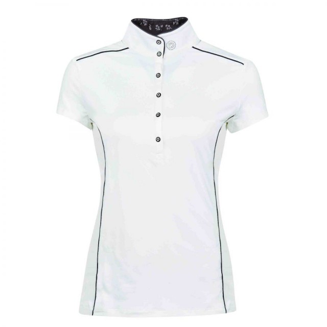 Dublin Ladies Sadie Short Sleeve Competition Shirt (White)