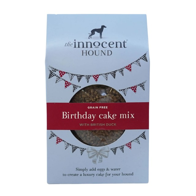 The Innocent Hound Birthday Cake Mix with British Duck