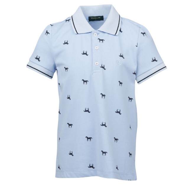 Dublin Childs Elyse Short Sleeve Polo (Bluebell)