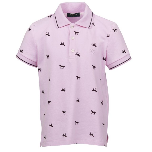 Dublin Childs Elyse Short Sleeve Polo (Orchid Pink)