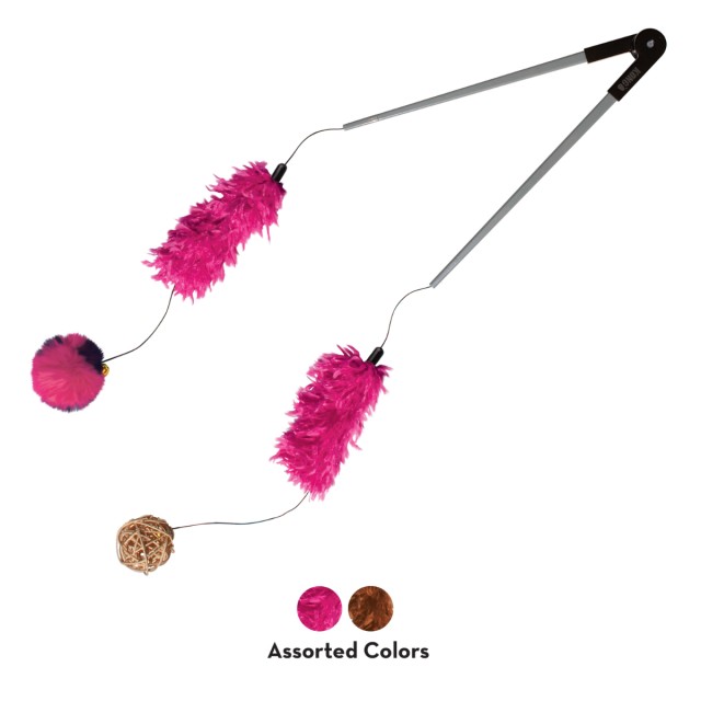 KONG Cat Teaser Tweezers (Assorted Colours)