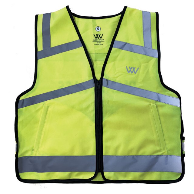 Woof Wear Adults High Viz Riding Vest (Yellow)