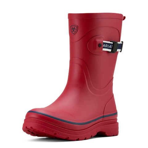 Ariat Women's Kelmarsh Mid Rubber Boot (Team Red)