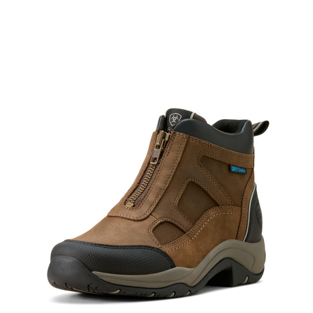 Ariat Women's Terrain Zip Waterproof Boot (Palm Brown)