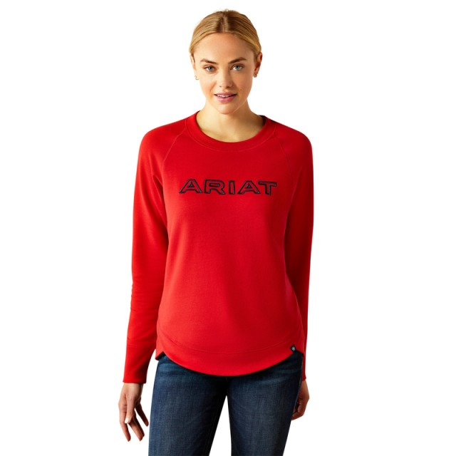 Ariat Womens Benicia T Sweatshirt (Red)